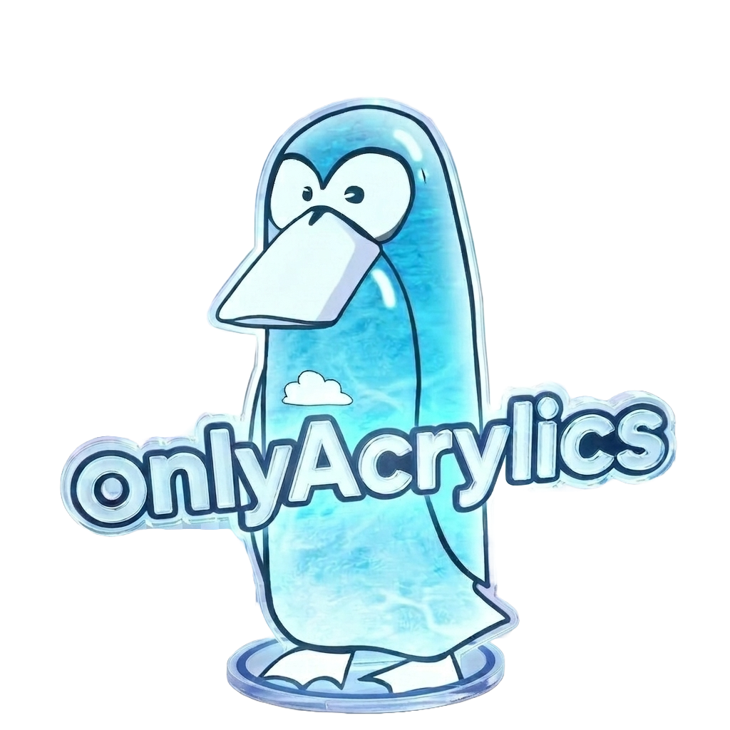 onlyAcrylics mascot